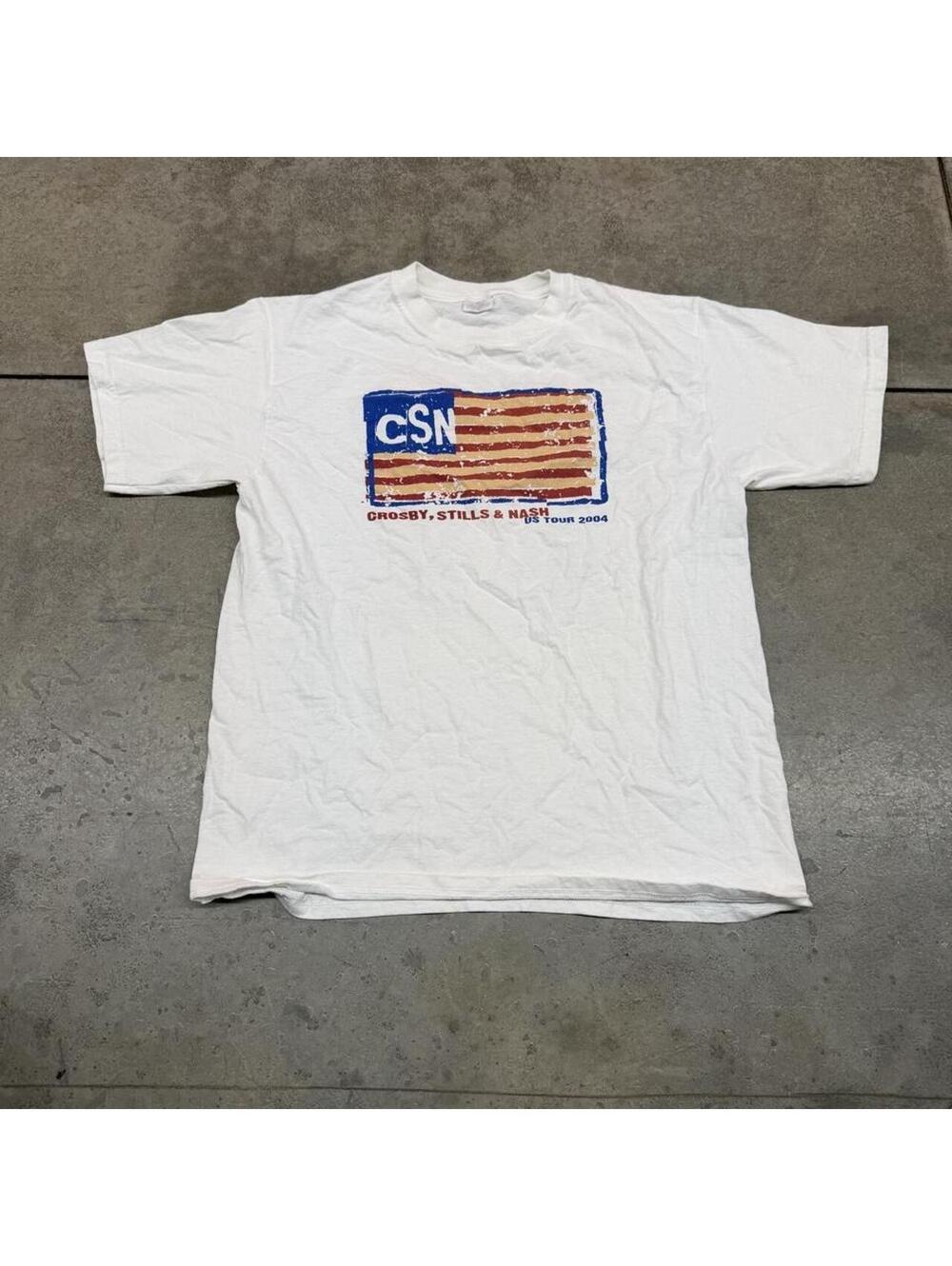 vintage crosby stills and nash us classic rock tour shirt size medium